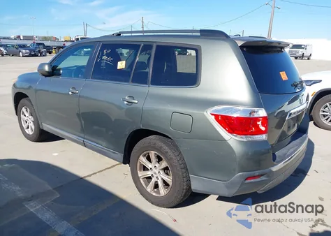 2012 Toyota Highlander Se from USA, damaged, VIN 5TDZK3EH0CS089362